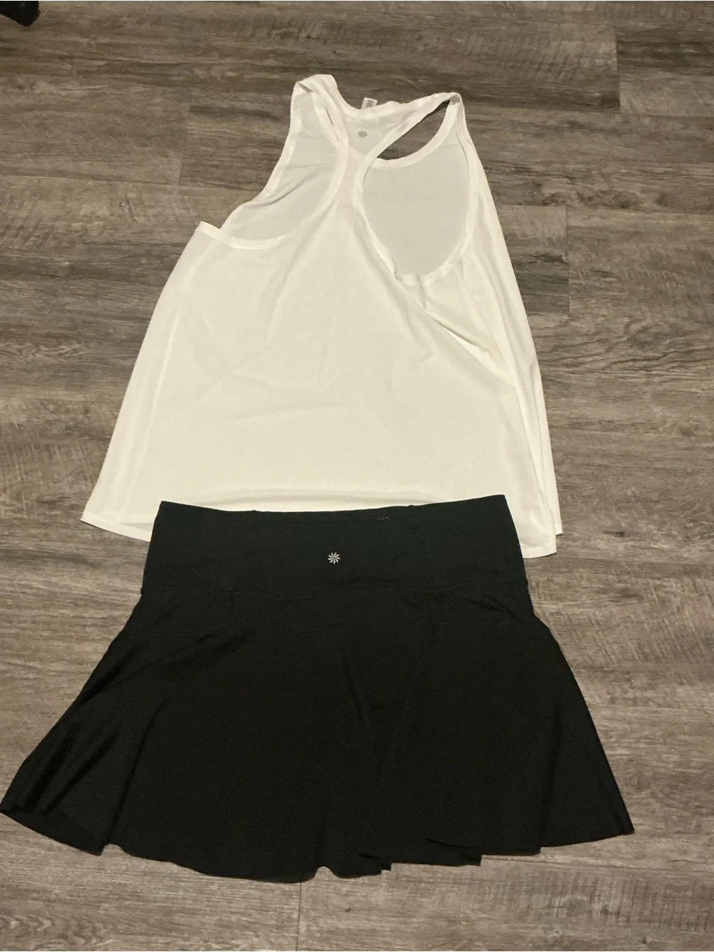 Black Skater Skirt with Built-In Shorts